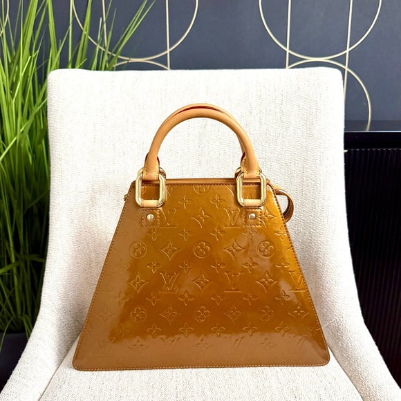 Louis Vuitton Vernis Forsyth Handbag gold monogram - Picture 1 of 16